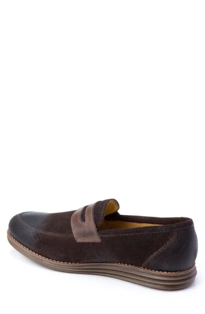 Shop Sandro Moscoloni Penny Strap Slip-on Loafer In Brown