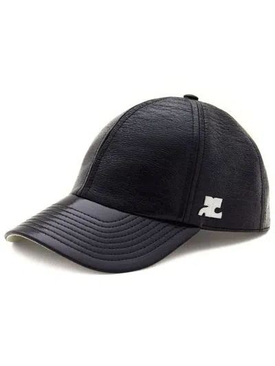 Shop Courrèges Hats In Black