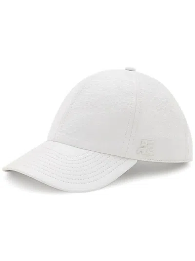 Shop Courrèges Hats In White