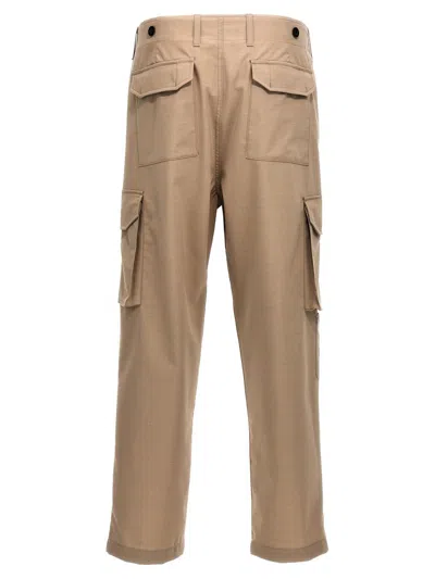 Department Five Beige Multi Pockets Pants In Beige