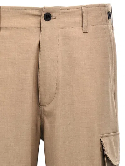 Department Five Beige Multi Pockets Pants In Beige
