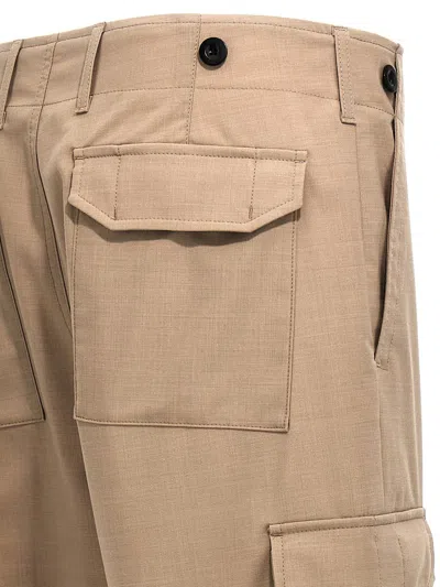 Department Five Beige Multi Pockets Pants In Beige