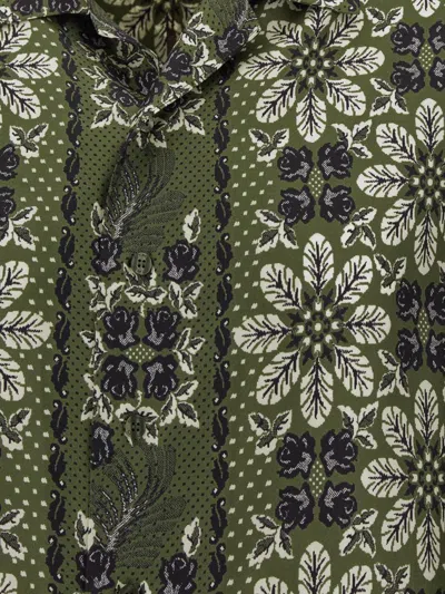 Shop Etro Shirts In Stampafondoverde