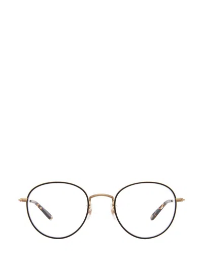 Shop Garrett Leight Eyeglasses In Matte Black-gold