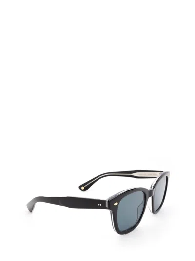 Shop Garrett Leight Sunglasses In Black Laminate