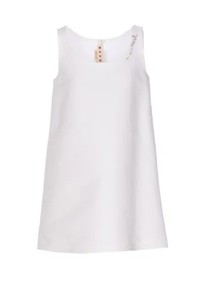 Shop Marni Dresses In White