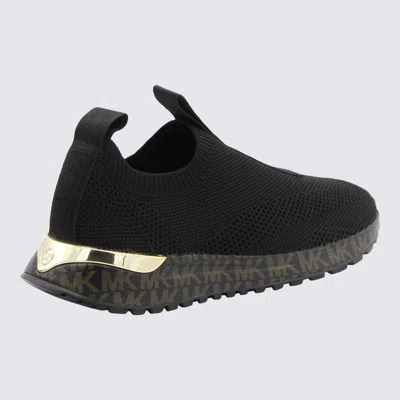 Shop Michael Kors Black Mesh Slip On Sneakers