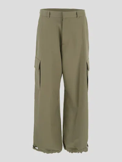 Shop Off-white Trousers In Beige