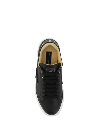 Shop Philipp Plein Sneakers In Black/white