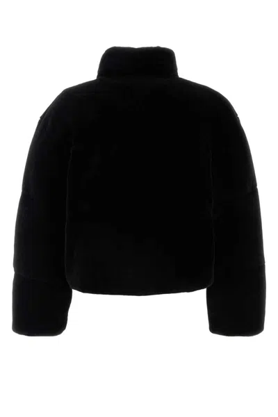 Prada Logo-print Zip-fastening Jacket In Black