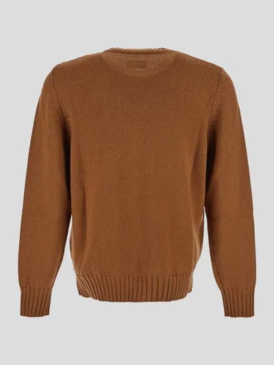 Shop Pt Torino Sweaters In Camel