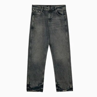 Shop Represent Washed-effect Denim Jeans In Blue