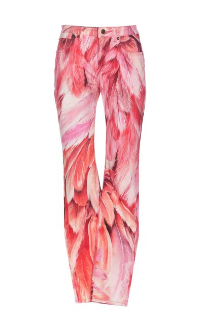 Shop Roberto Cavalli Jeans In Pink