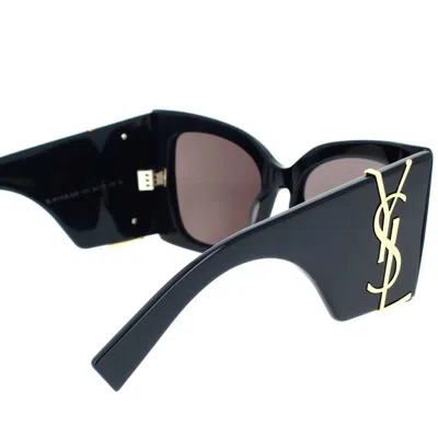 Shop Saint Laurent Eyewear Sunglasses In Black