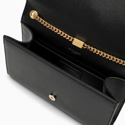 Shop Saint Laurent Medium Kate Bag In Black