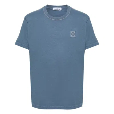 Shop Stone Island T-shirts In Blue