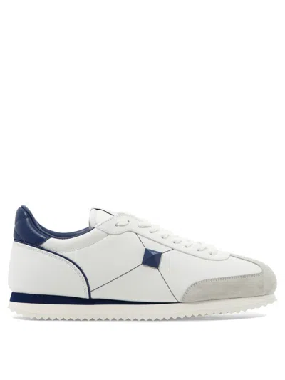 Shop Valentino Garavani "stud Around" Sneakers In White