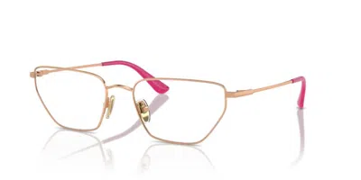 Shop Vogue Eyewear Eyeglasses In Rose Gold