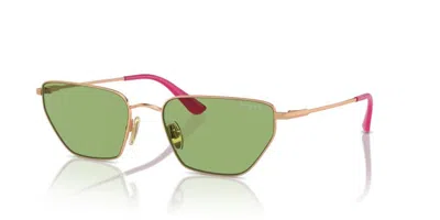 Shop Vogue Eyewear Sunglasses In Rose Gold