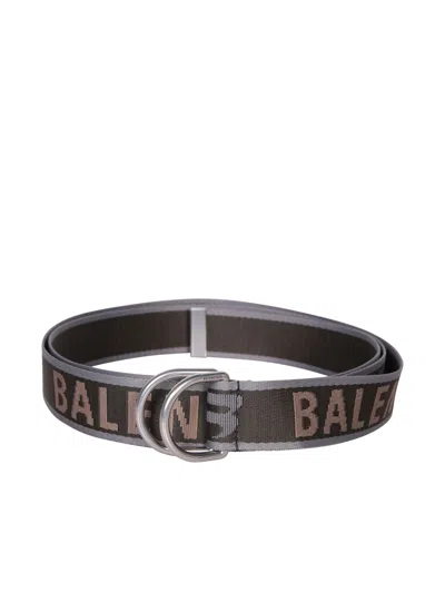 Shop Balenciaga Ring Military Green Belt