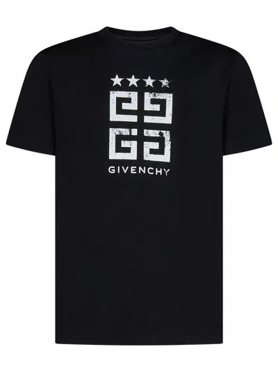 Shop Givenchy 4g Stars T-shirt In Nero