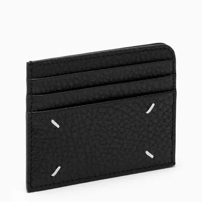 Shop Maison Margiela | Black Leather Card Holder