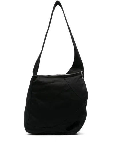 Shop Kiko Kostadinov Black Deultum Cotton Cross Body Bag