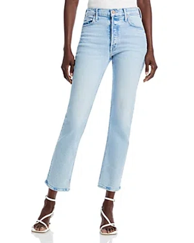Shop Mother The Tomcat Flood High Rise Straight Jeans In Big Hair Don't Care