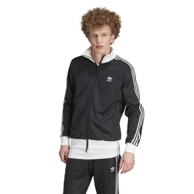 Shop Adidas Originals Mens  Adicolor Classics Beckenbauer Track Jacket In Black/white