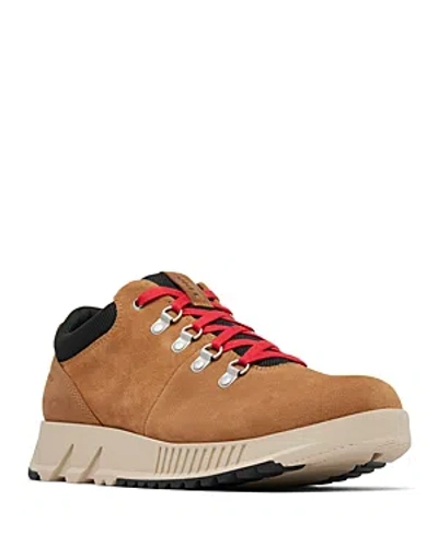 Sorel Men's Mac Hill Lite Hiker Low Waterproof Lace-up Sneakers In Elk/black