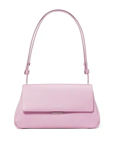 Shop Kate Spade New York Grace Smooth Leather Shoulder Bag In Berry Cream