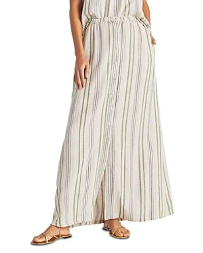 Shop Splendid Demi Maxi Skirt In Cypress Stripe