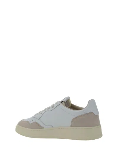 Shop Autry Sneakers In Suede White