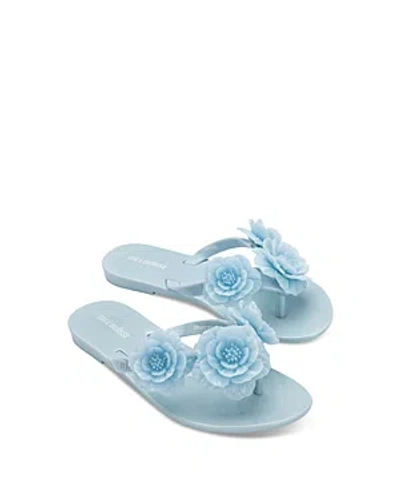 Shop Mini Melissa Girls' Harmonic Springtime Sandals - Toddler, Little Kid, Big Kid In Blue