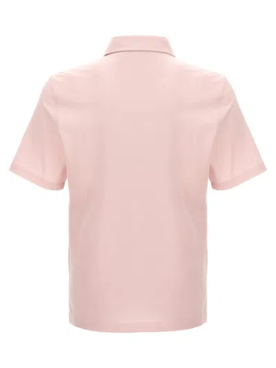 Shop Brunello Cucinelli Cotton Piquet Polo Shirt In Pink
