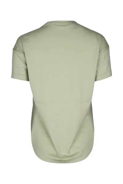 Shop Brunello Cucinelli T-shirt In Lightgreen