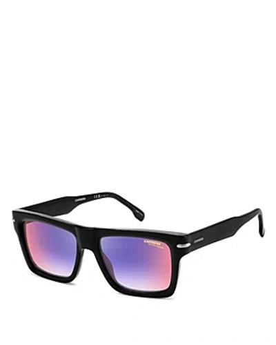 Shop Carrera Rectangle Sunglasses, 54mm In Black/multi Gradient