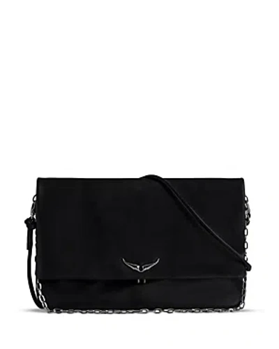 Zadig & Voltaire Rock Xl Clutch In Noir