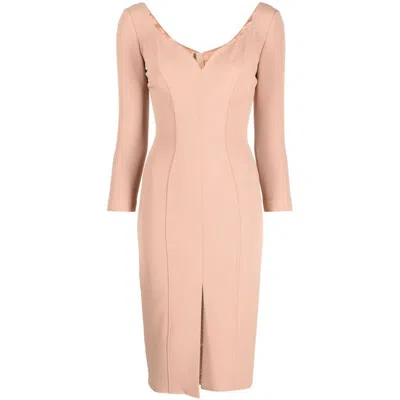 Shop Elisabetta Franchi Dresses In Pink