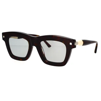 Kuboraum K4 Square-frame Glasses In Havana