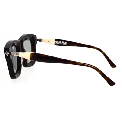 Kuboraum K4 Square-frame Glasses In Havana