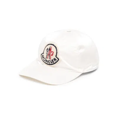 Shop Moncler Caps In White