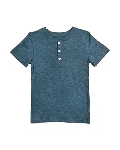 Shop Appaman Boys' Day Party Henley Tee - Little Kid, Big Kid In Ensign Blue