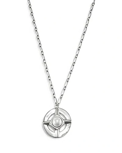 Shop Uno De 50 Mother Of Pearl Star Pendant Necklace, 37.4-39.37 In White/silver