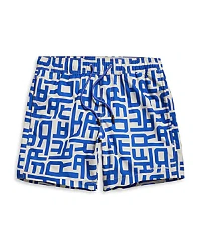 Shop G-star Raw Dirik Letter 6 Swim Shorts In Whitebait