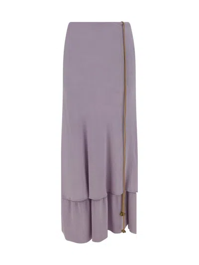 Shop Quira Skirts In Misty Lilac