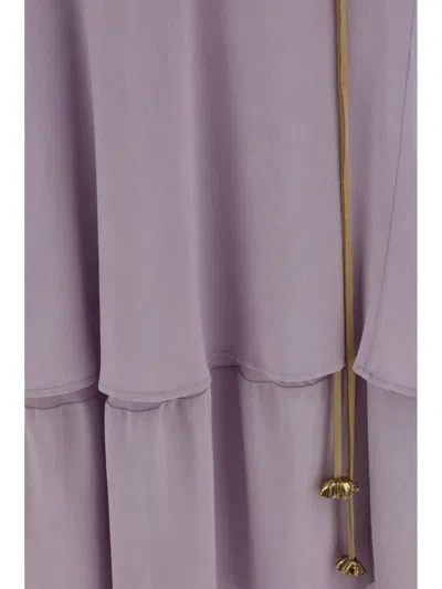 Shop Quira Skirts In Misty Lilac