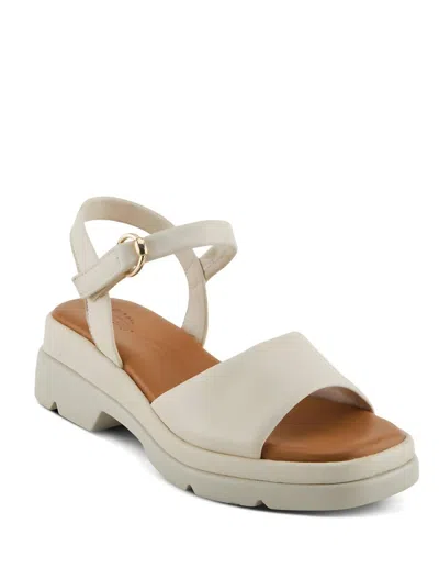 Shop Spring Step Shoes Huntington Sandals In Ivory In White