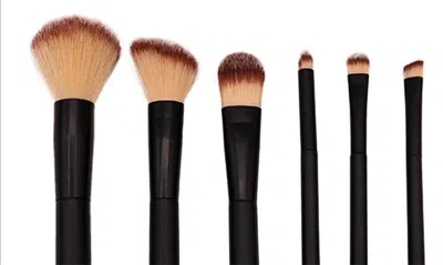 Shop Danielle Cosmetic 6-piece Brush Set In Black