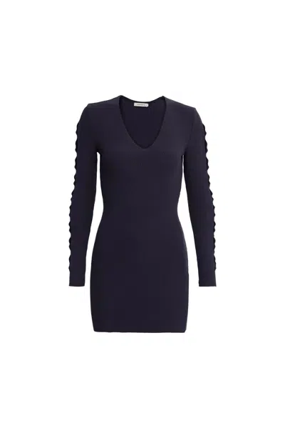 Shop Paola Bernardi Gabi Dress In Black In Blue